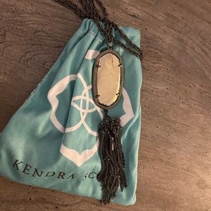 Kendra Scott Rayne Necklace in Mirror Rock Crystal